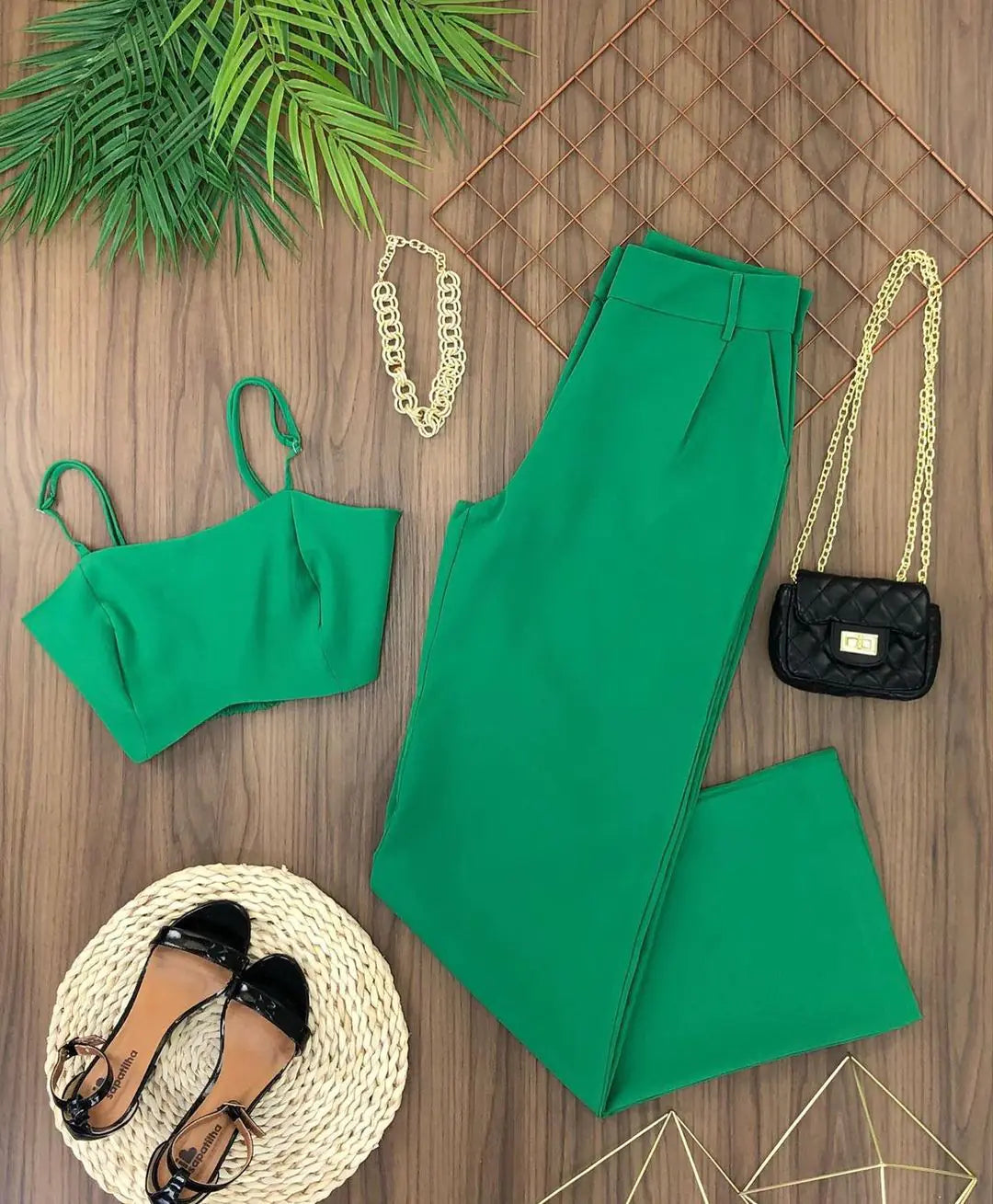 Two-Piece Set with Adjustable Straps