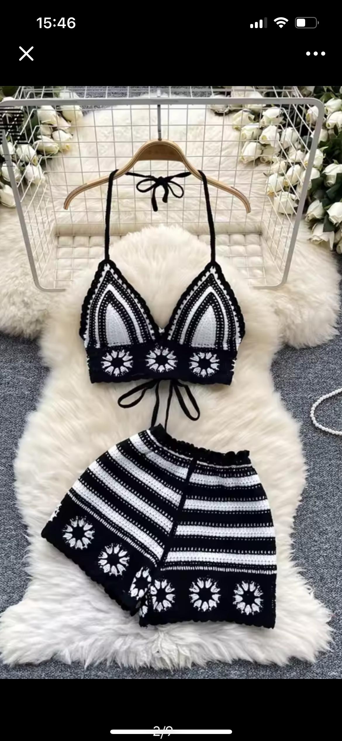Two piece crochet summer set