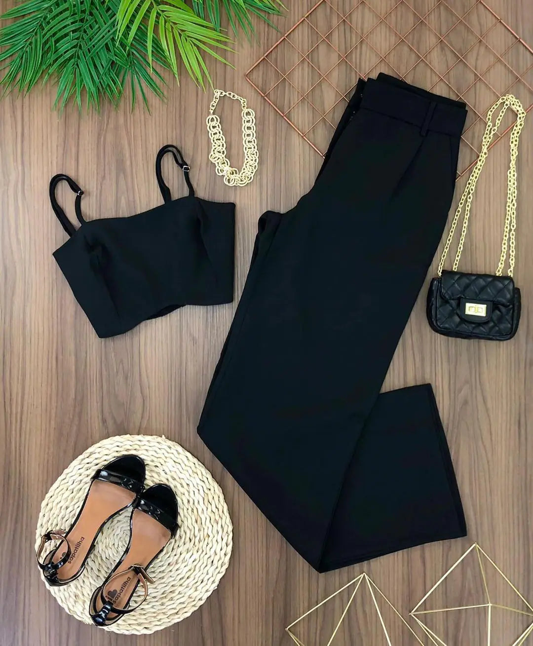 Two-Piece Set with Adjustable Straps