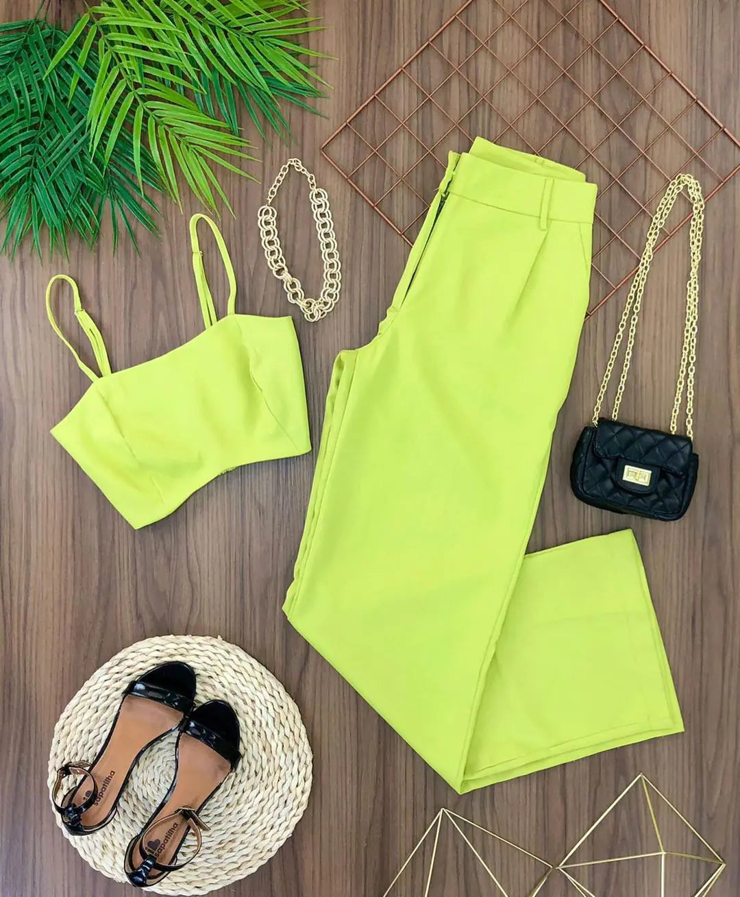 Two-Piece Set with Adjustable Straps