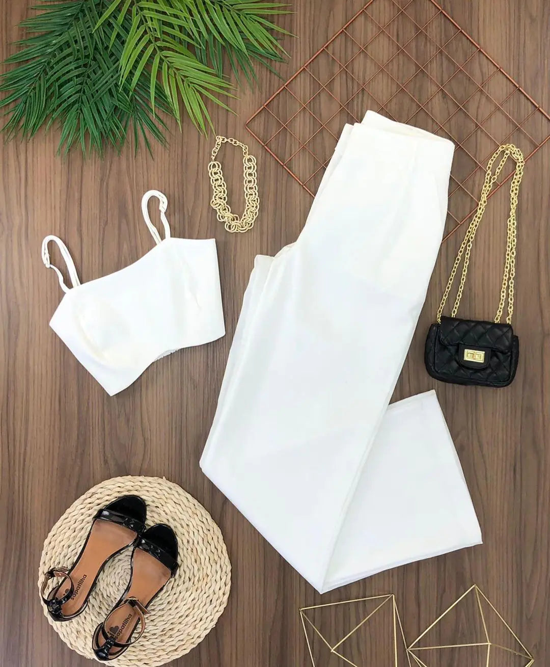 Two-Piece Set with Adjustable Straps