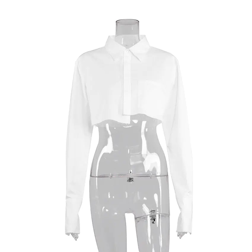 cropped long Sleeve Shirt