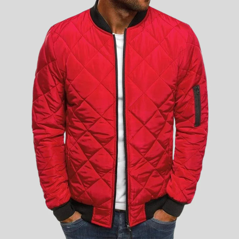 Loose Diamond Cotton Jacket