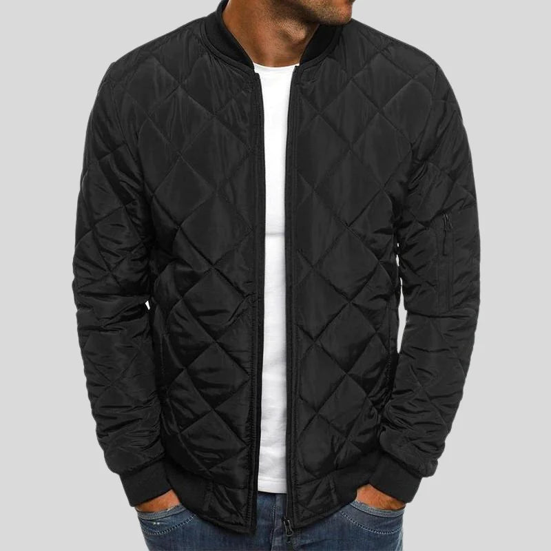 Loose Diamond Cotton Jacket