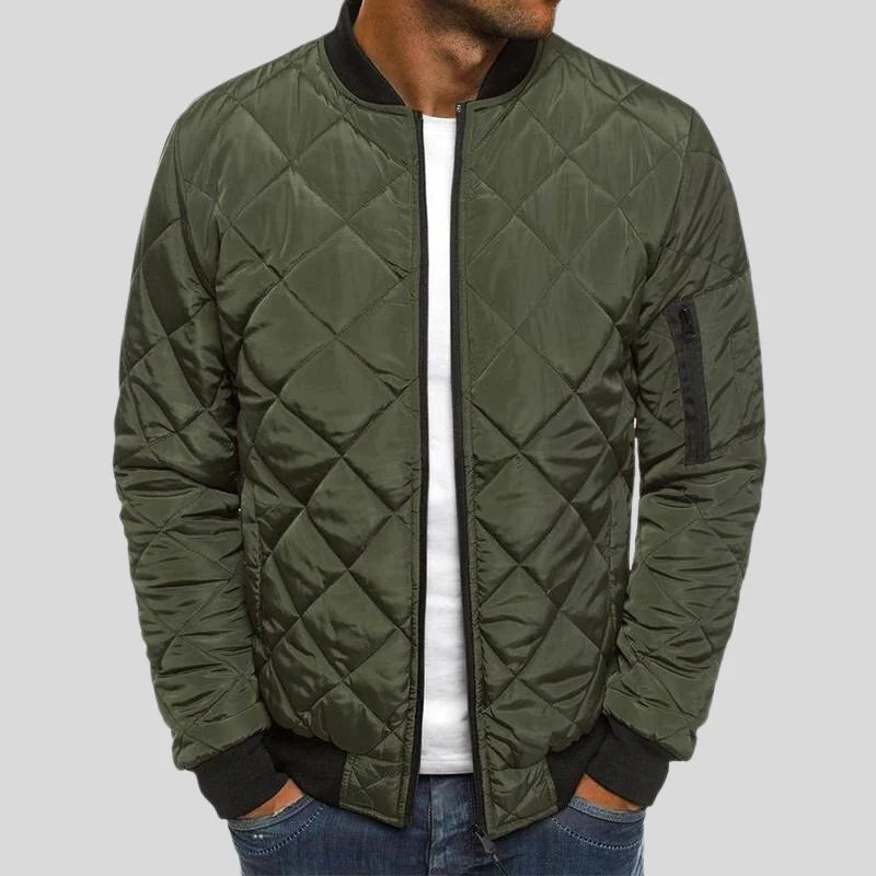 Loose Diamond Cotton Jacket