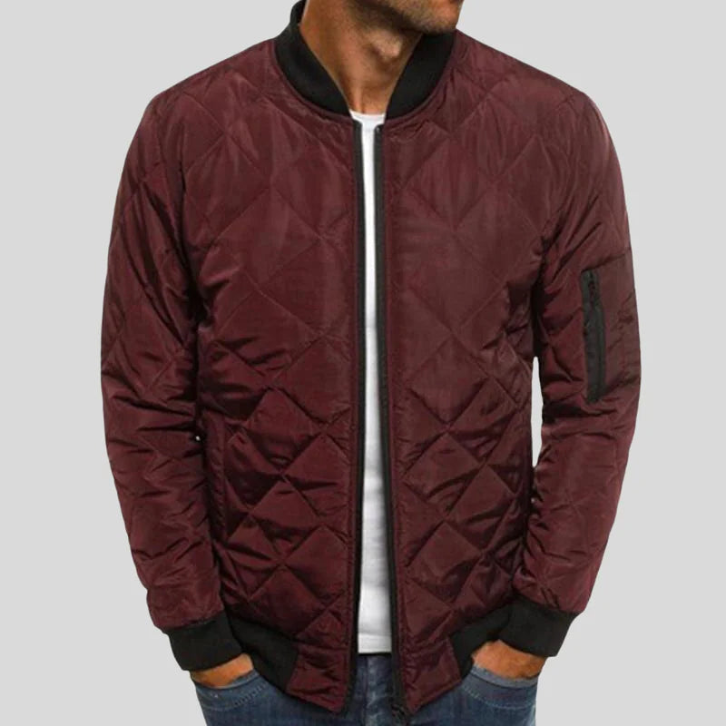 Loose Diamond Cotton Jacket