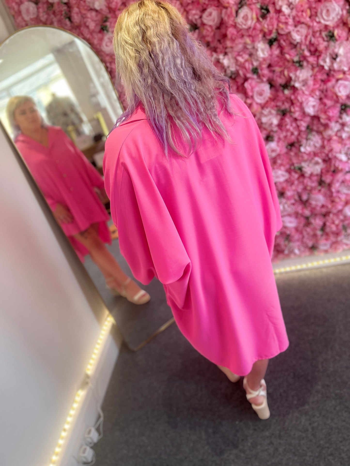Over sized shirt dress