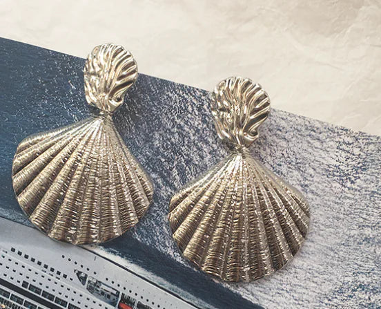 Alloy Shell Earrings and Studs Jewelry Set