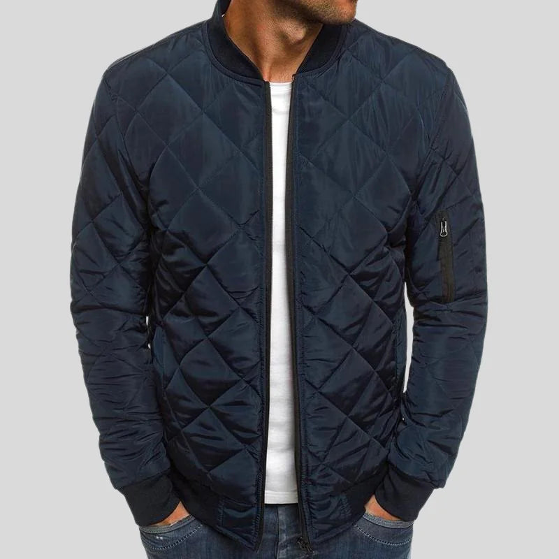 Loose Diamond Cotton Jacket