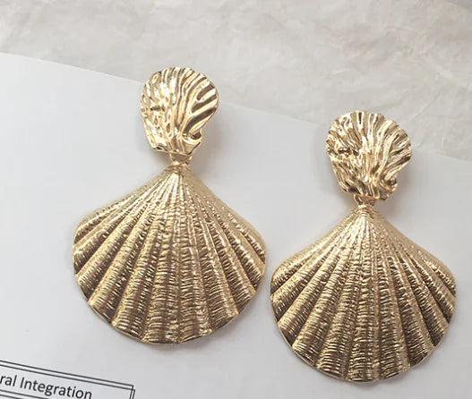 Alloy Shell Earrings and Studs Jewelry Set