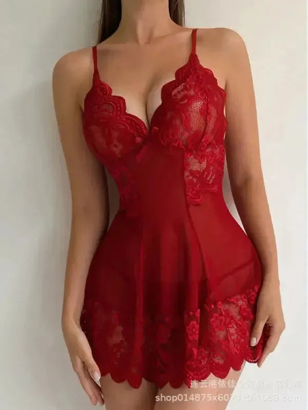 Just Me And You Lace Chemise-2