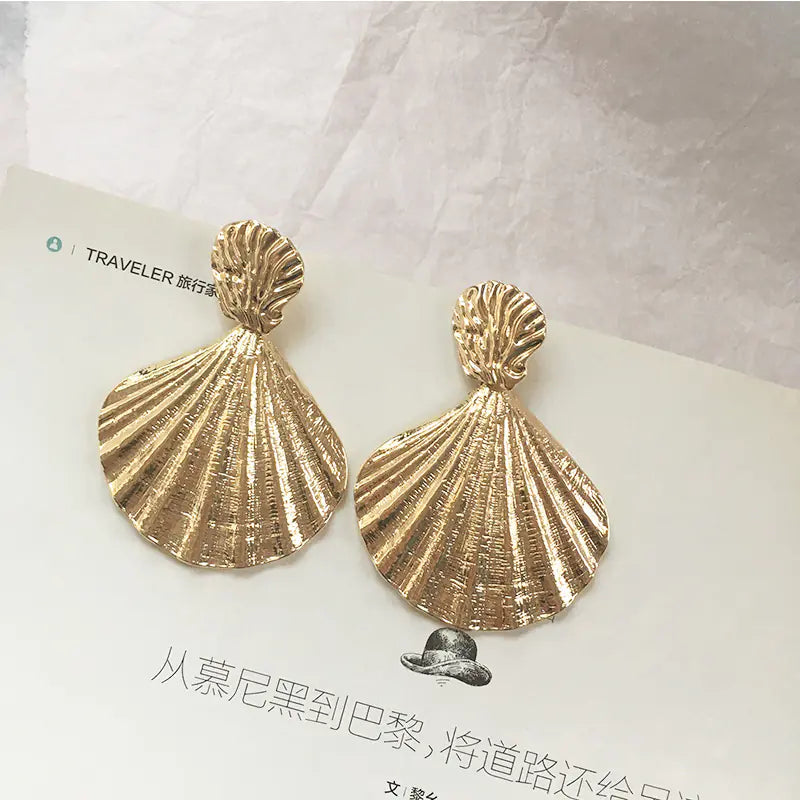 Alloy Shell Earrings and Studs Jewelry Set