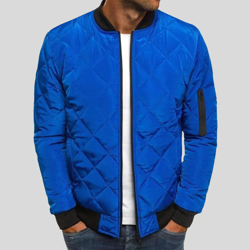 Loose Diamond Cotton Jacket